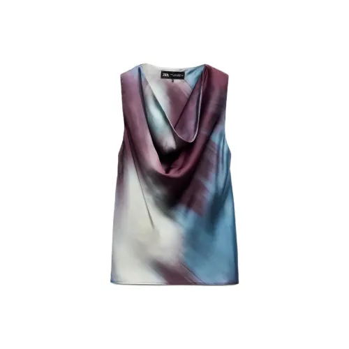 ZARA Tank Tops Women's Multicolor