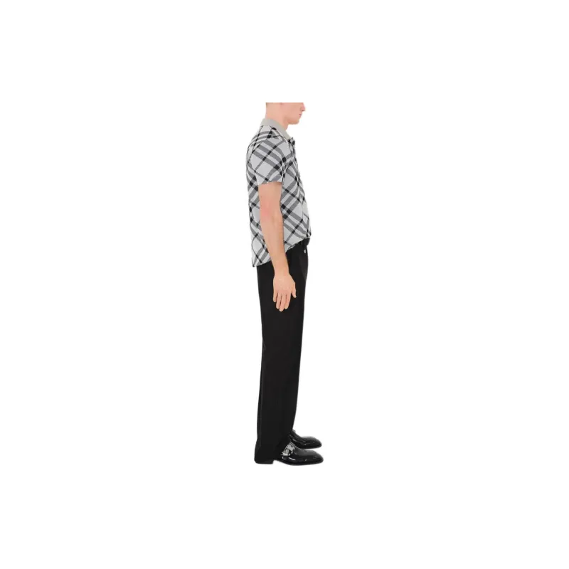 Burberry Nova Check Short Sleeved Polo Shirt-4