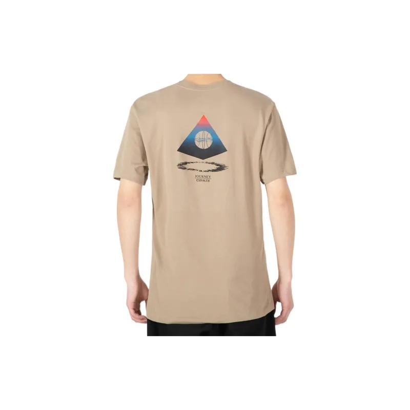 Nike T Shirts Men Khaki-3