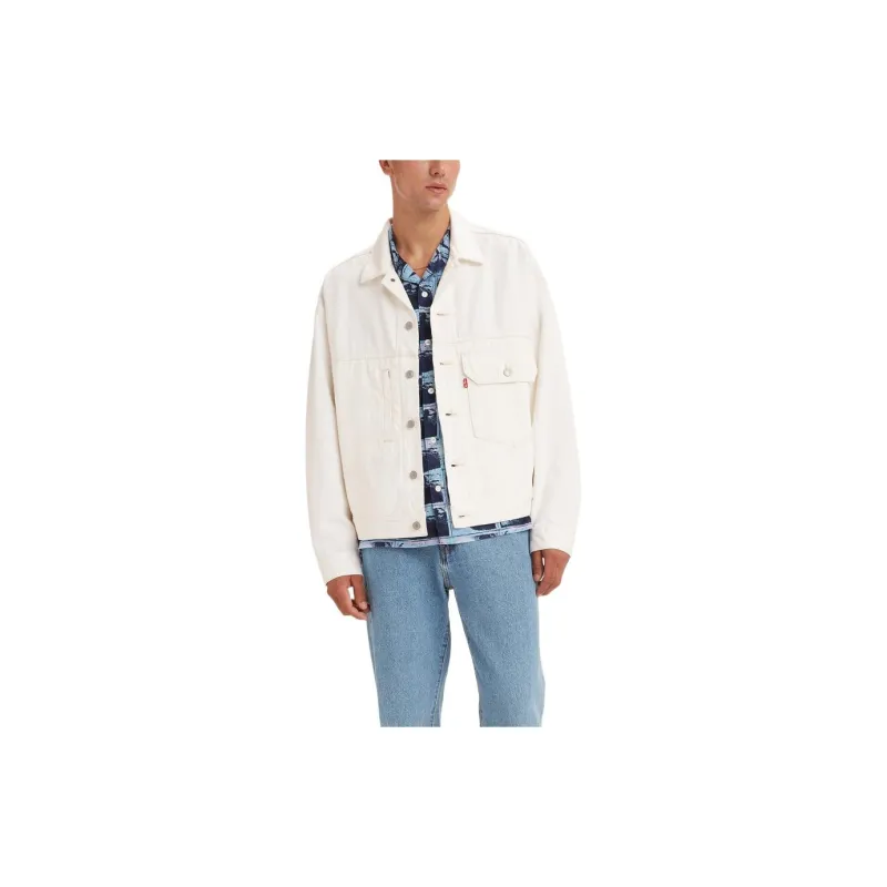Levi's SS22 Denim Jacket Men's White-2