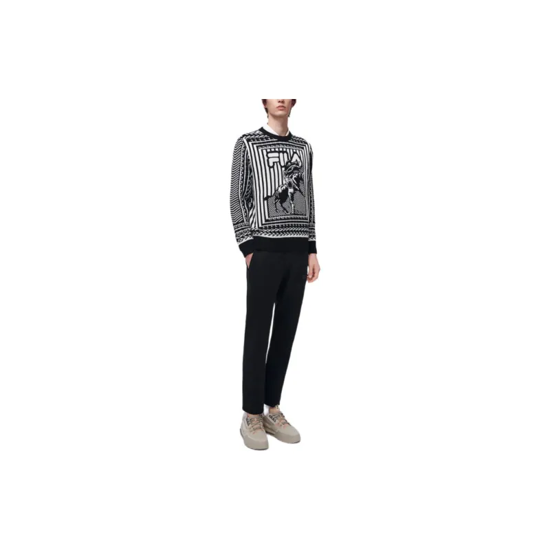 FILA Sweaters Men Black-2