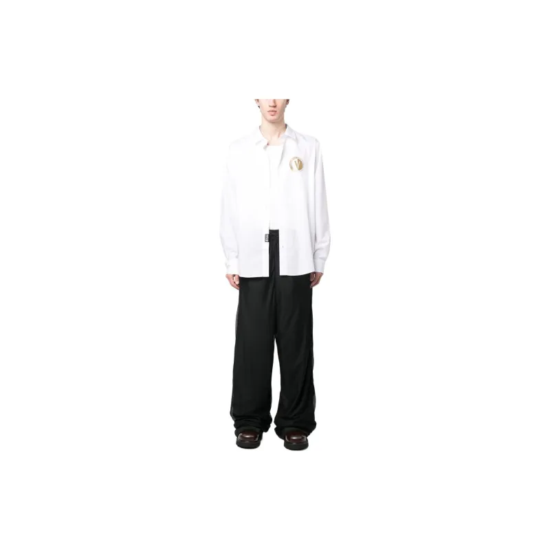 VERSACE JEANS COUTURE Long Sleeved Buttoned Shirt-1