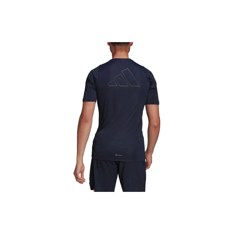Adidas T Shirts Men Navy Blue-2