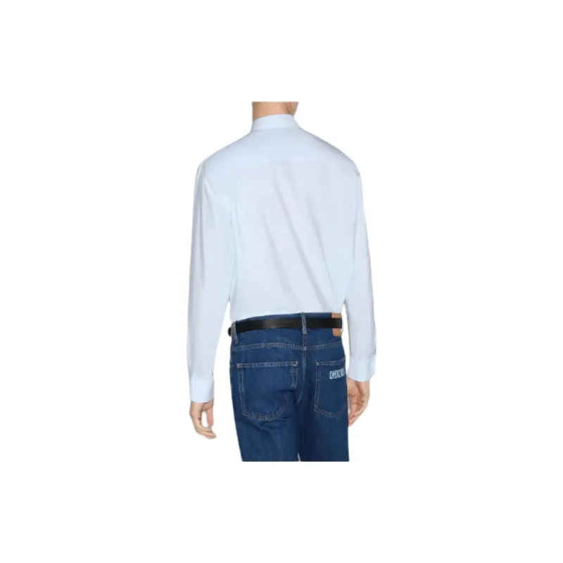 GUCCI Striped Cotton Shirt-3