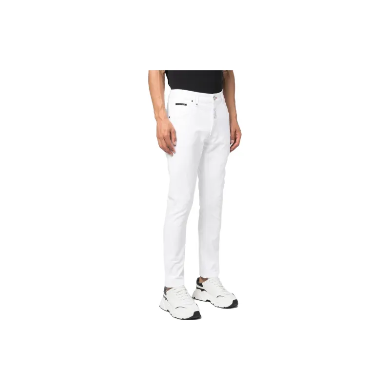 PHILIPP PLEIN Logo plaque Skinny Jeans-3