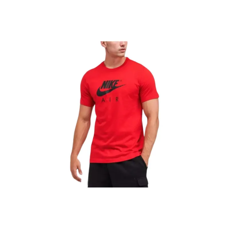 Nike T Shirts Men Red-4