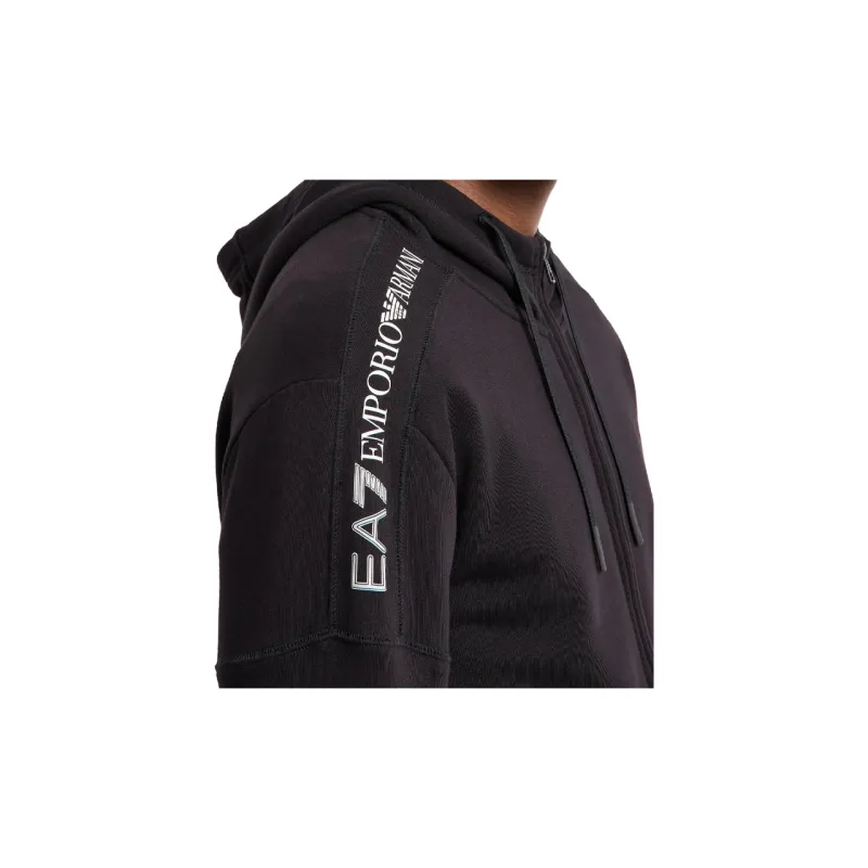 EMPORIO ARMANI Logo Printed Zipped Hoodie-3