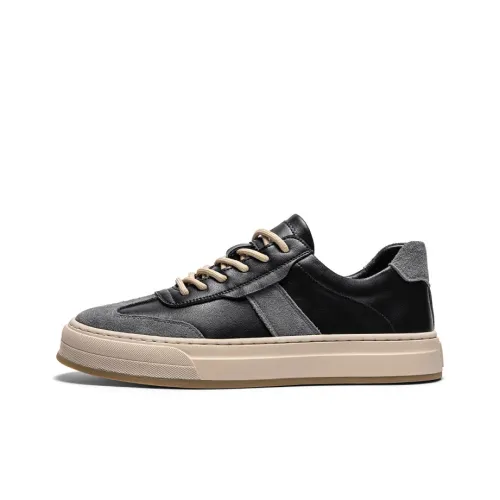 Mr. Thorn Tree Low Top Skateboard Shoes Men's Black
