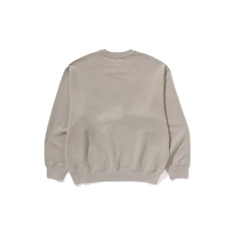 A BATHING APE One Point Relaxed Fit Crewneck Sweatshirt-1