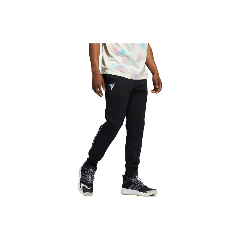 Adidas Sports Pants Men Black-4