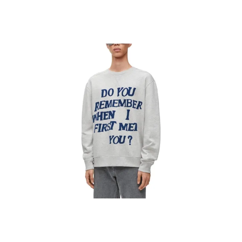 LOEWE SS24 Sweatshirt Unisex Gray-2