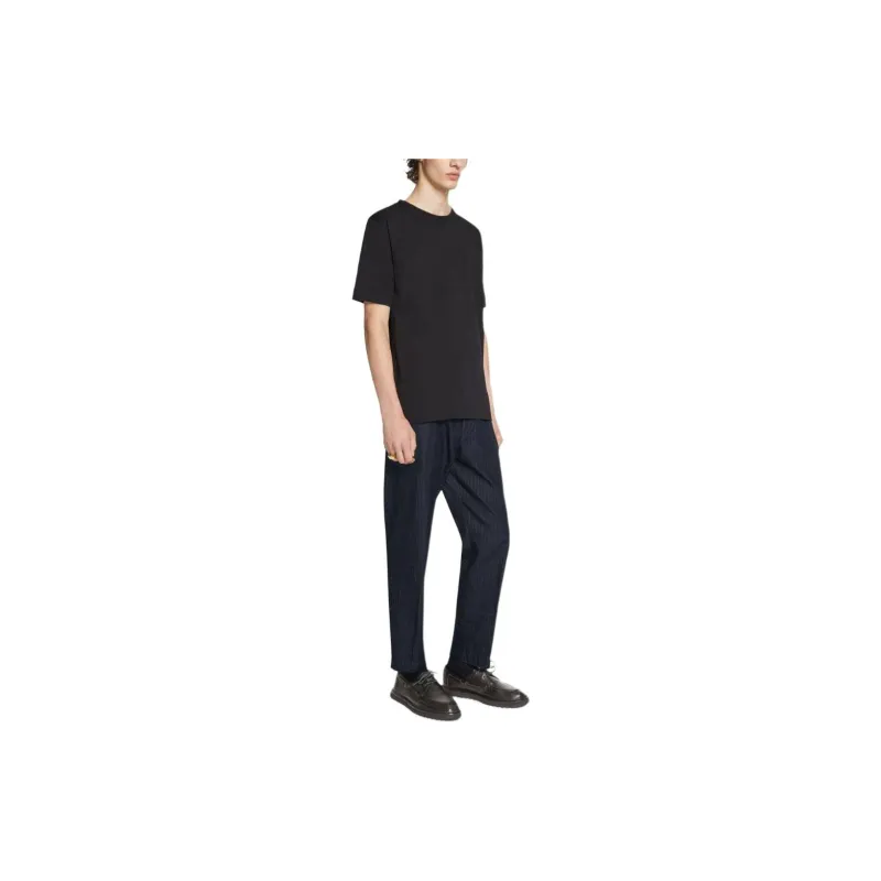 DRIES VAN NOTEN SS24 Casual Pants Men's Midnight Blue-3