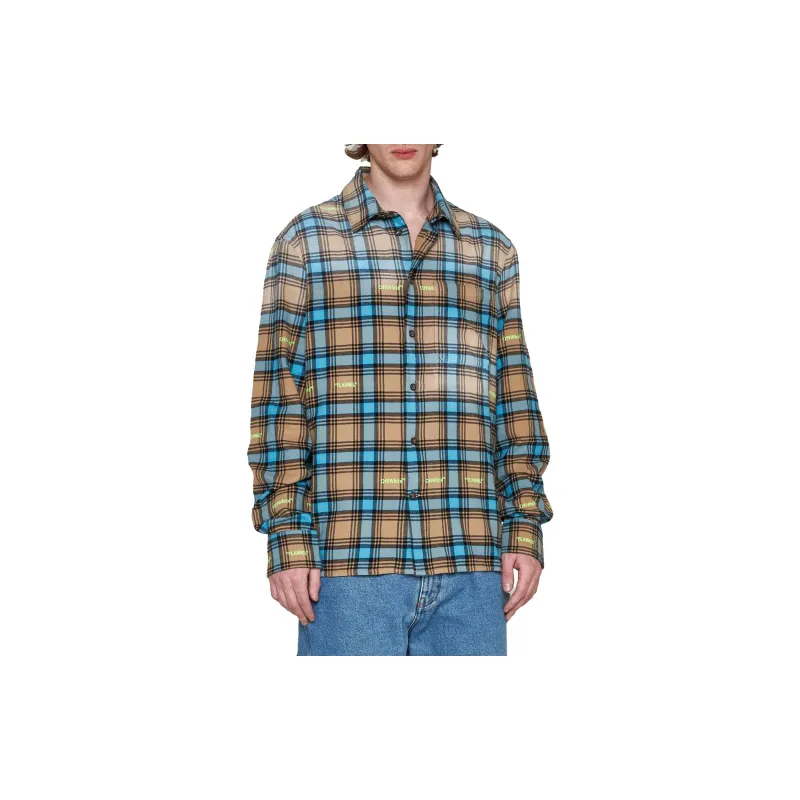 OFF WHITE Checked Long Sleeved Shirt-2