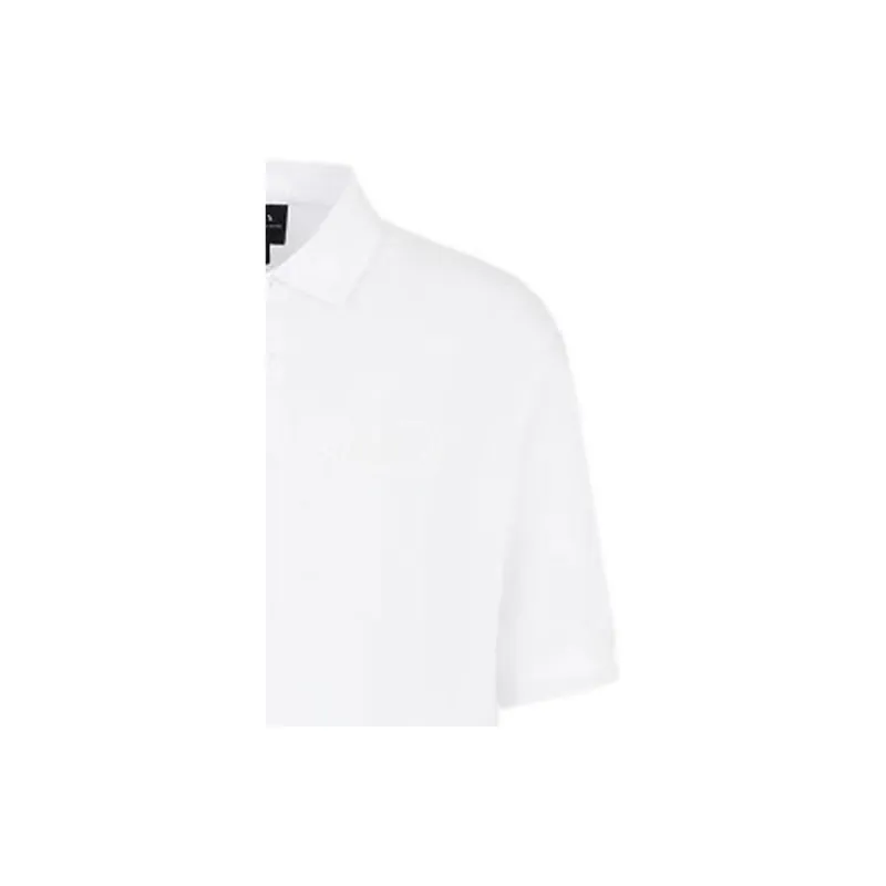 ARMANI EXCHANGE Polo Shirts Men White-5