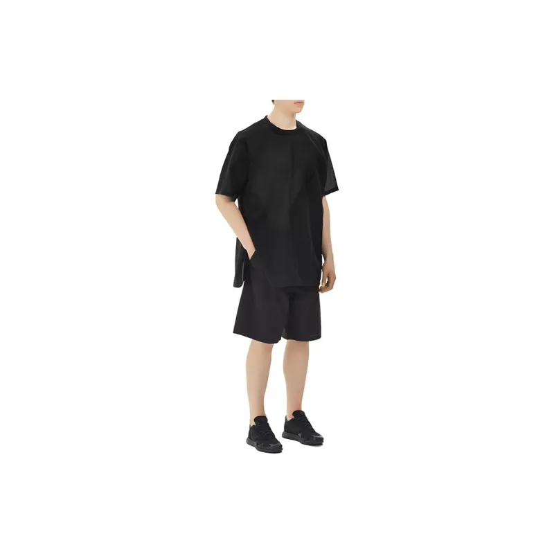 Y 3 Casual Shorts Men Black-6