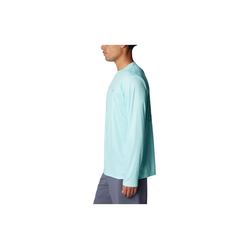 Columbia PFG Terminal Tackle™ Tarpon Rise T-Shirt Men's Cyan-2