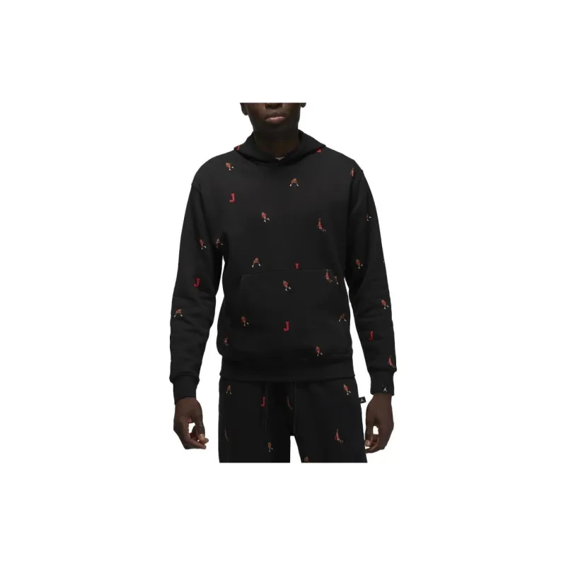 Jordan Essential Holiday Jumpman Fleece Pullover Hoodie-1