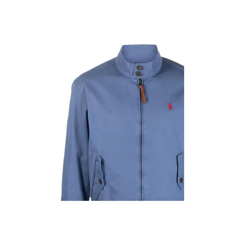 Polo Ralph Lauren Logo embroidered Zip up Bomber Jacket-4