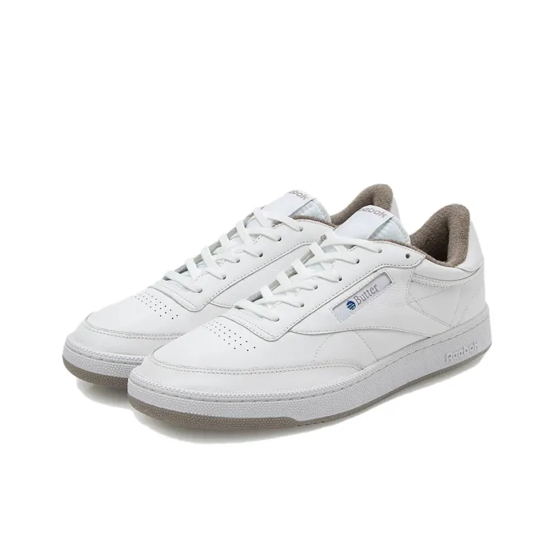 APPLE BUTTER STORE X ATMOS x Reebok Club C Anti-Slip Wear-Resistant Low-Top Casual Shoes Unisex White-3