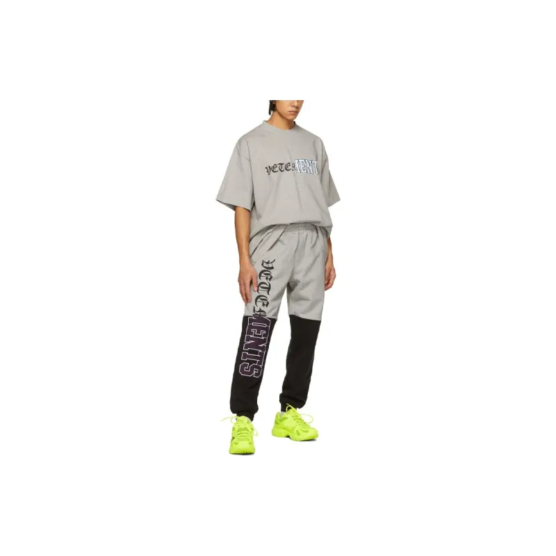 Vetements T-Shirts Men Gray-2