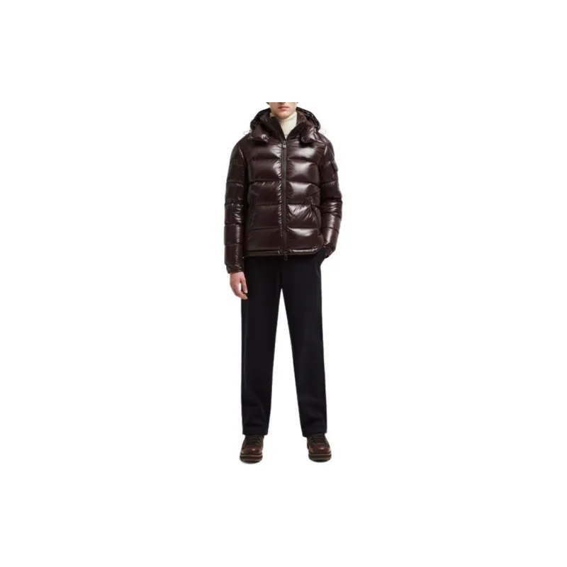 Moncler Maya Hooded Puffer Shiny Jacket-3