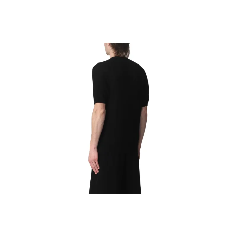 LANEUS T Shirts Men Black-2