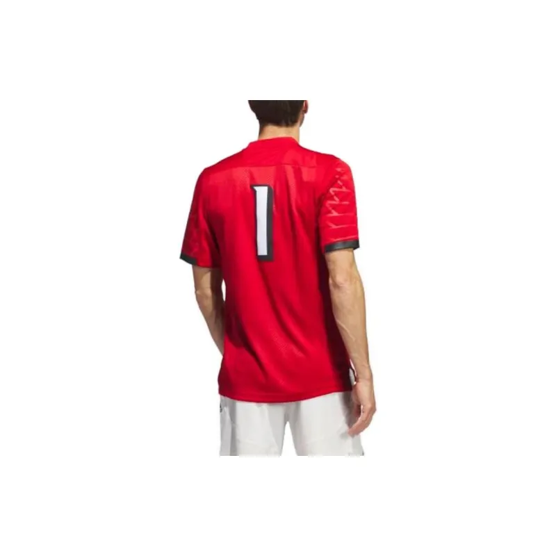 Adidas Free Shipping With AdiClub Louisville Football Home Jersey-3