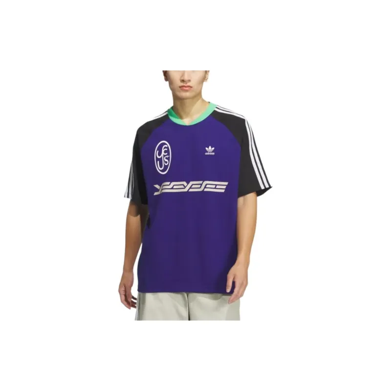Adidas Originals x YESEYESEE FW24 BS TEAM TEE T Shirt Men's Traditional Indigo-1