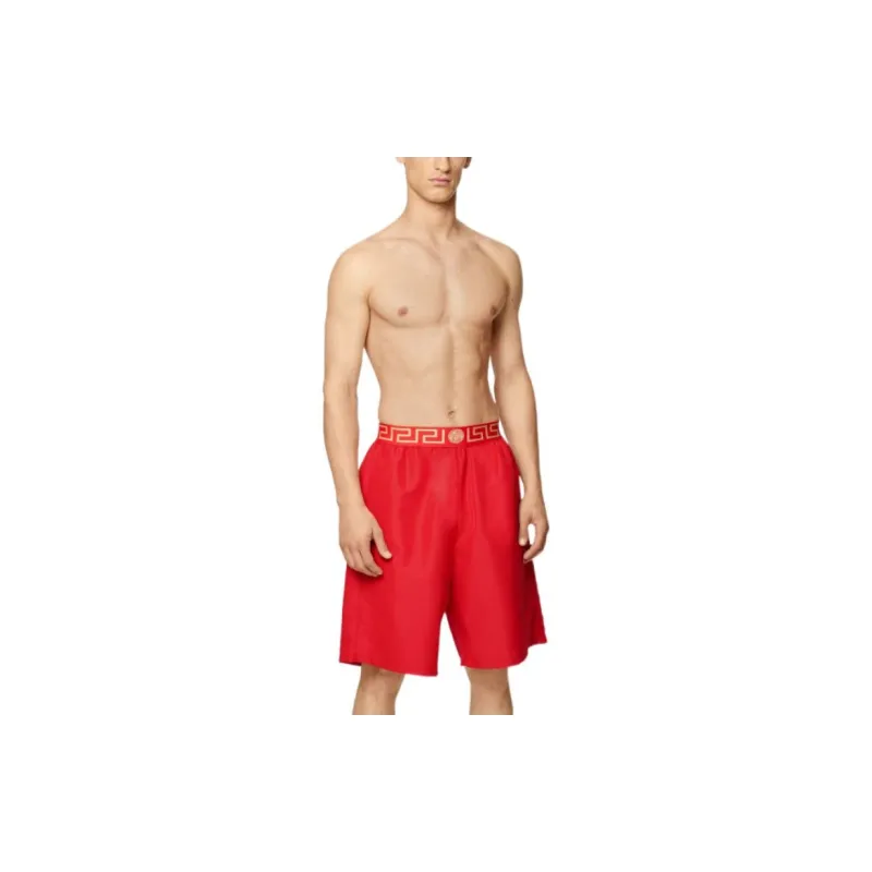 VERSACE Casual Shorts Men Red-1