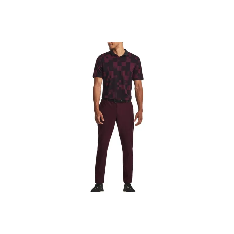 Under Armour Polo Shirts Men Burgundy-2