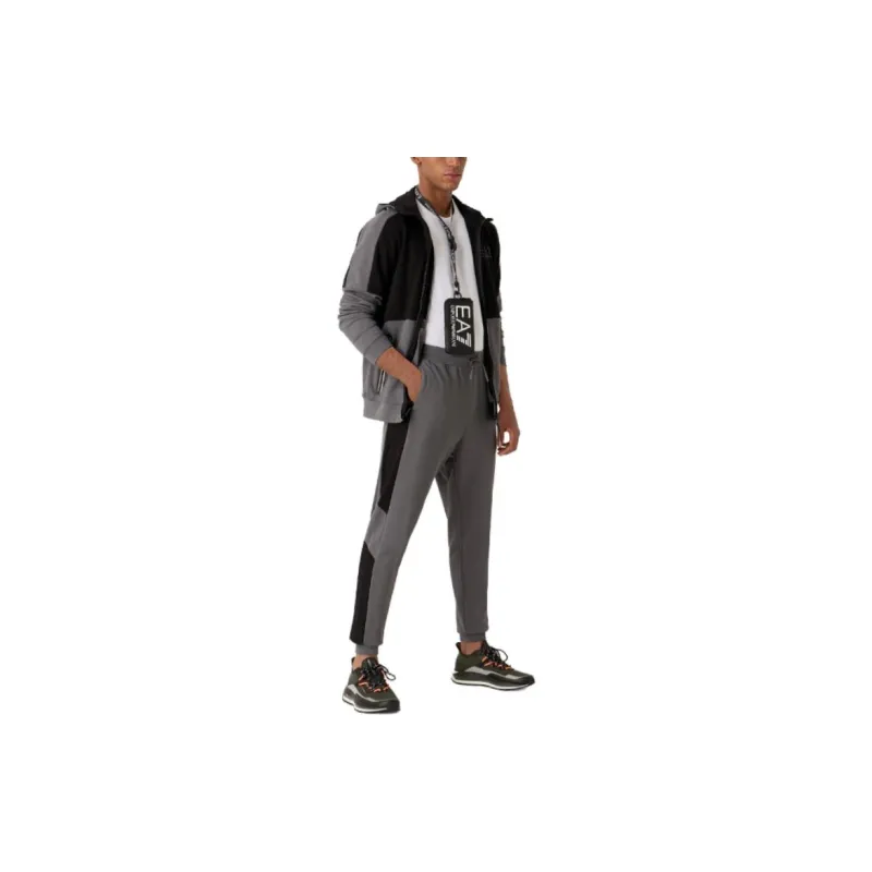 EMPORIO ARMANI Logo Printed Drawstring Trousers-2