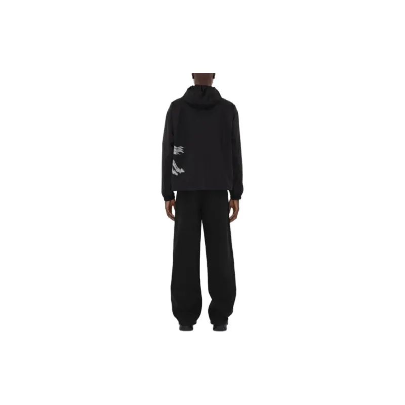 Burberry Ekd Lightweight Hooded Zip Up Jacket-3