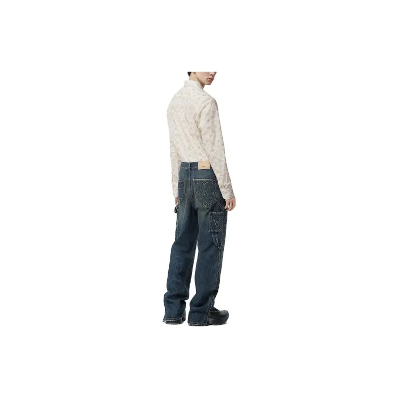 LOUIS VUITTON Shirt Men's Beige-2