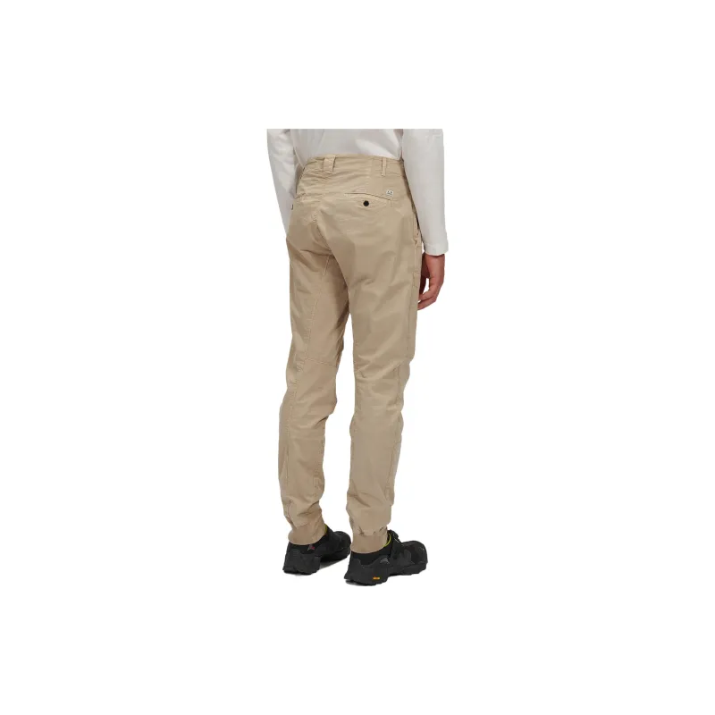 C.P.Company Logo Patch Tapered Stretched Trousers-3