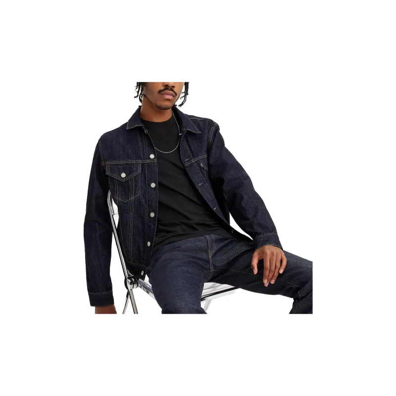Levis Jackets Men Dark Blue-4