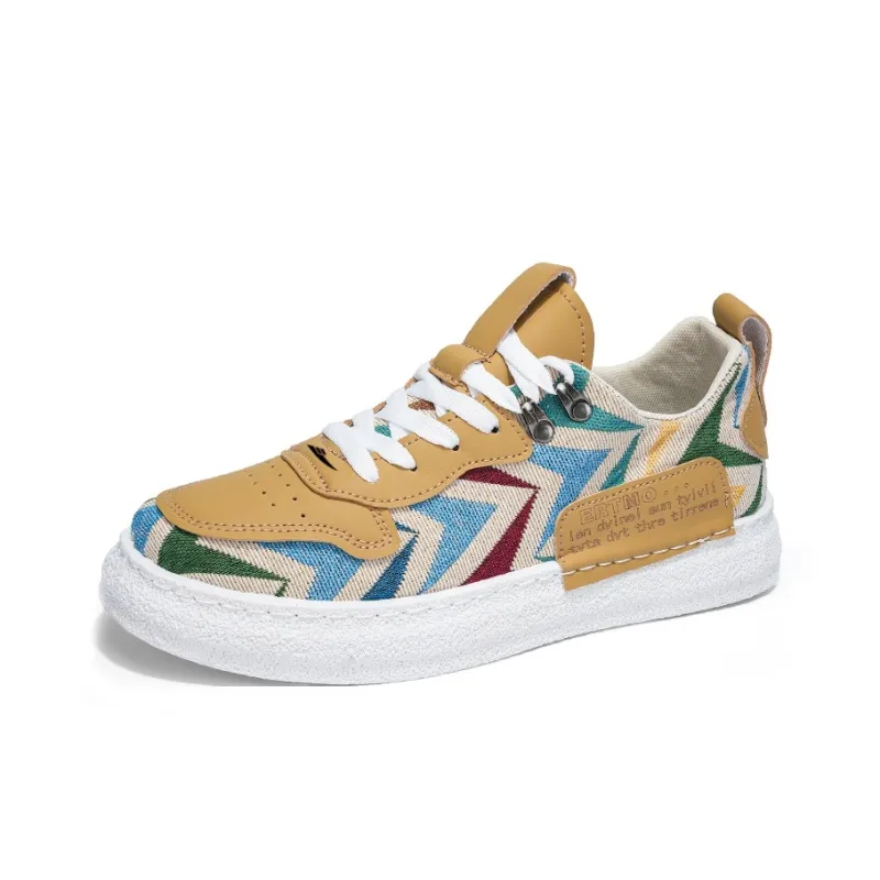 Kuding Slip-Resistant Low-Top Canvas Shoes Men's-9