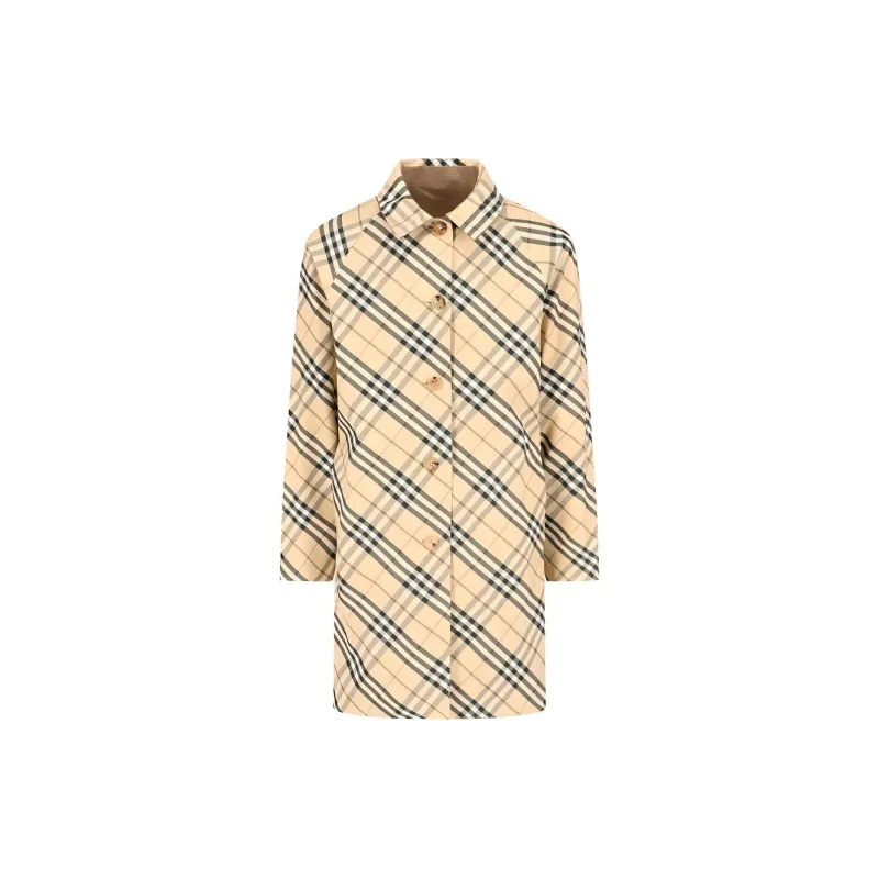 Burberry Long Sleeved Buttoned Trench Coat-2