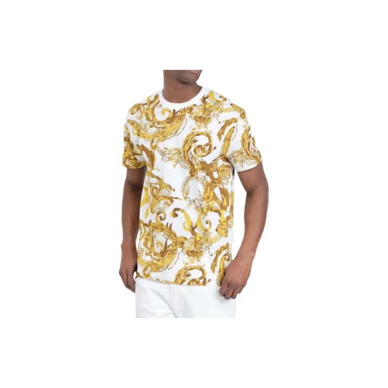 VERSACE JEANS Baroque Printed Crewneck T Shirt-2