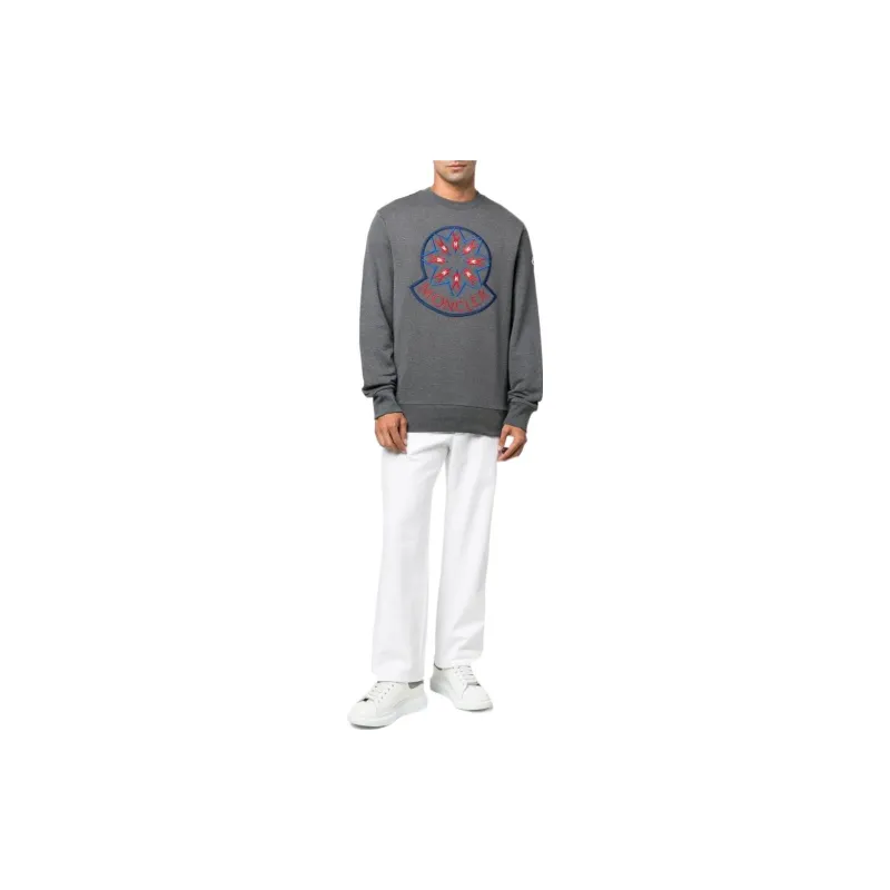 Moncler SS22 Sweatshirts Men Gray-1