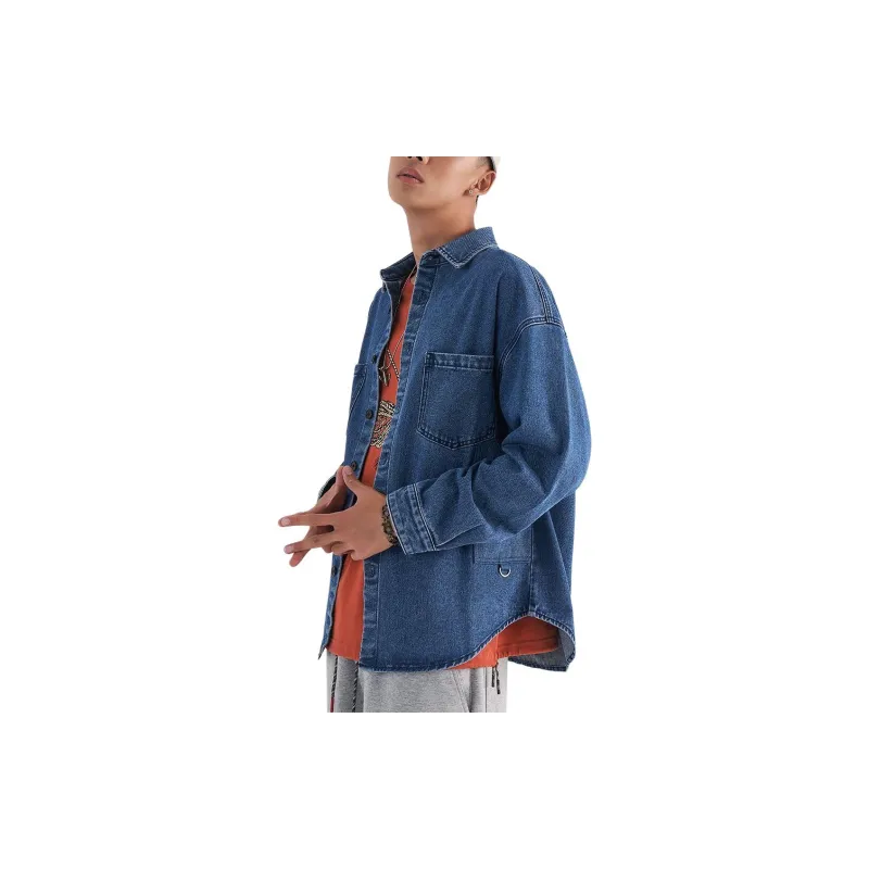 GOLDLION G+ Shirt Men's Medium Blue-3