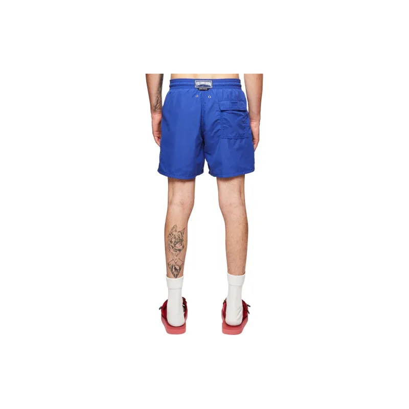 PALM ANGELS PALM ANGELS X Vilebrequin Collection Swimming Shorts Men Blue-3