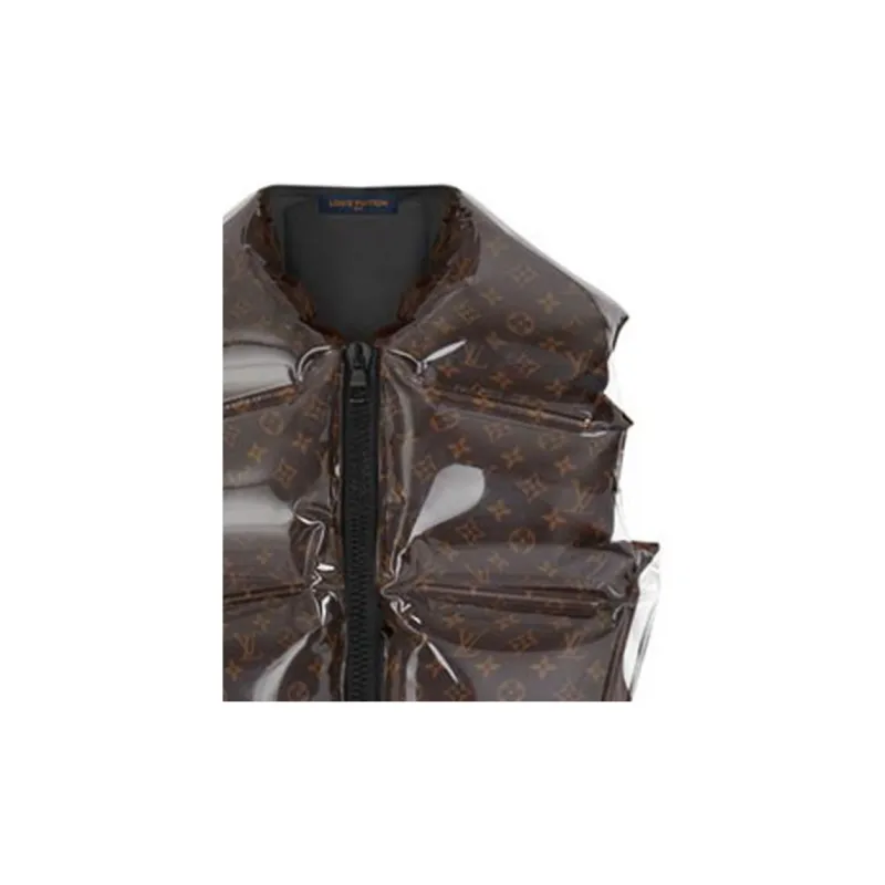 LOUIS VUITTON Vest Men's Coffee-4