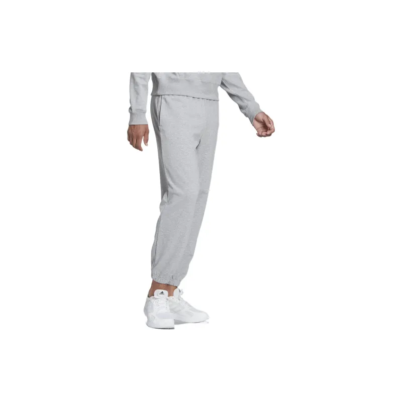 Adidas Knitted Sweatpants Men Medium Heather Gray-2