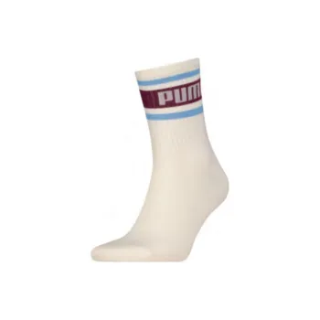 PUMA Sportstyle Series FW24 Mid Calf Socks Unisex 1 Pack Red/White