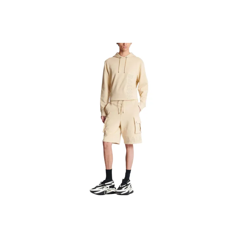 BALMAIN Drawstring Cargo Shorts-1
