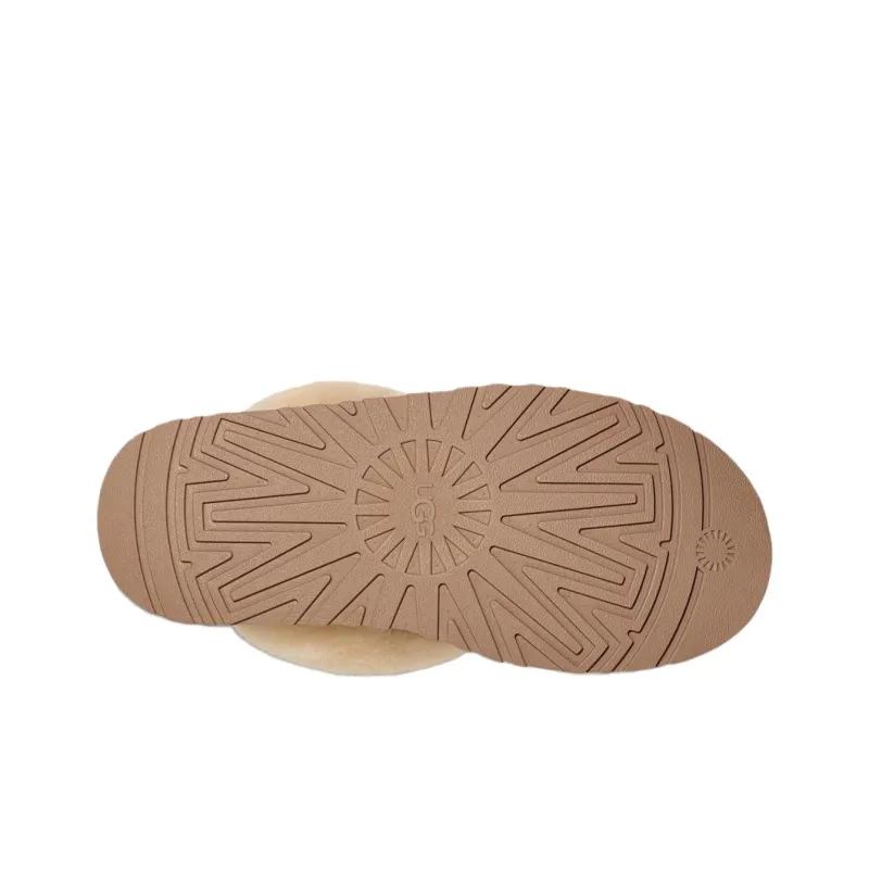 UGG Abrasion Resistant Slip Resistant Wrap toe Slippers Women's Brown-4
