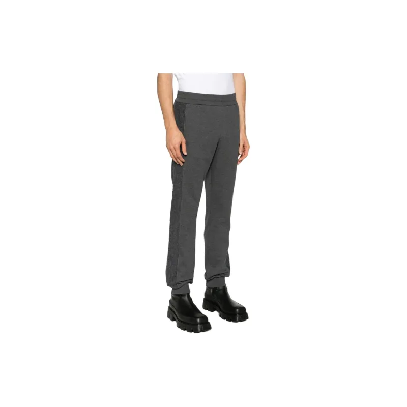 VERSACE Logo Embroidered Tapered Leg Track Pants-3