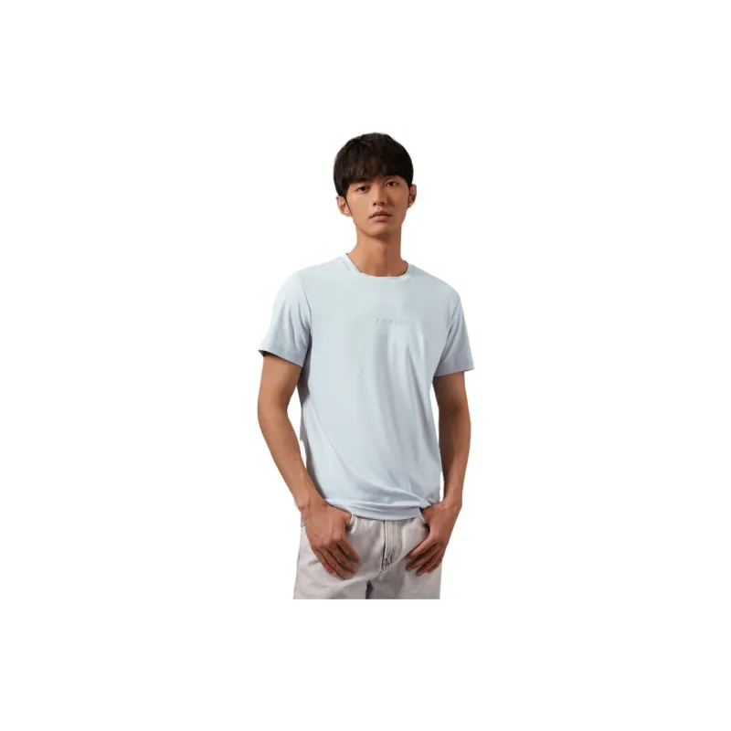 Calvin Klein T Shirts Men Light Blue-2