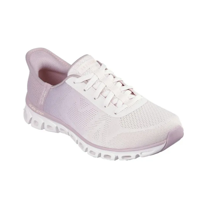 Skechers Glide Step Wear resistant And Lightweight Low Top Casual Running Shoes Women's Purple-2