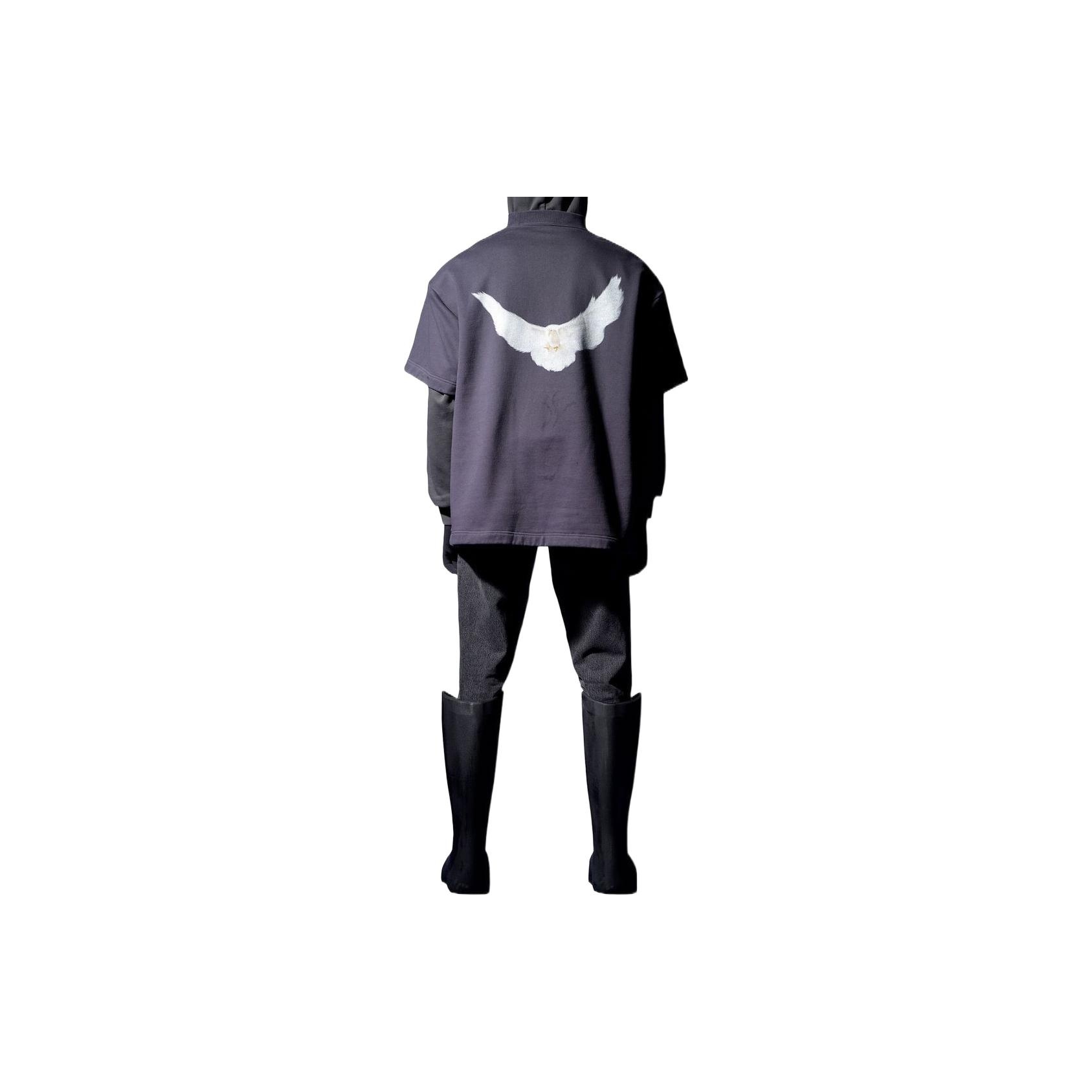 YEEZY Gap Dove Padded Heavy Fleece Tee L - POIZON YEEZY Gap Dove Padded Heavy Fleece Tee L - POIZON